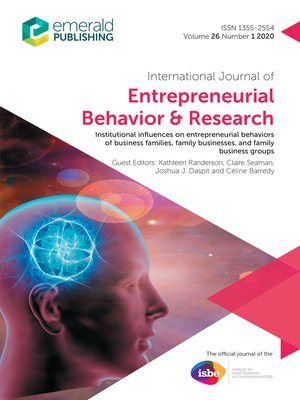 cover image of International Journal of Entrepreneurial Behavior & Research, Volume 26, Number 1